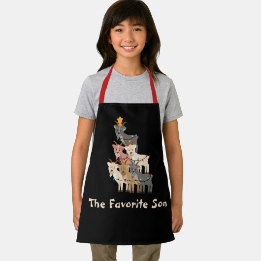 Favoriete kerstgeit schort (Insitu)