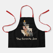 Favoriete kerstgeit schort (Voorkant)