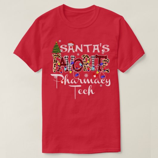 Favoriete kerstkerstkerstkerstman-technologie Xma T-shirt (Design voorkant)