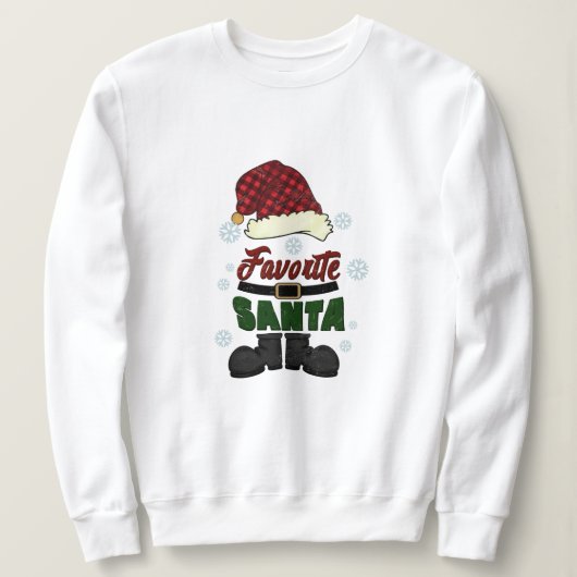 Favoriete Kerstman kerst Trui (Design voorkant)