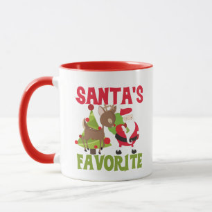 Favoriete kerstman mok