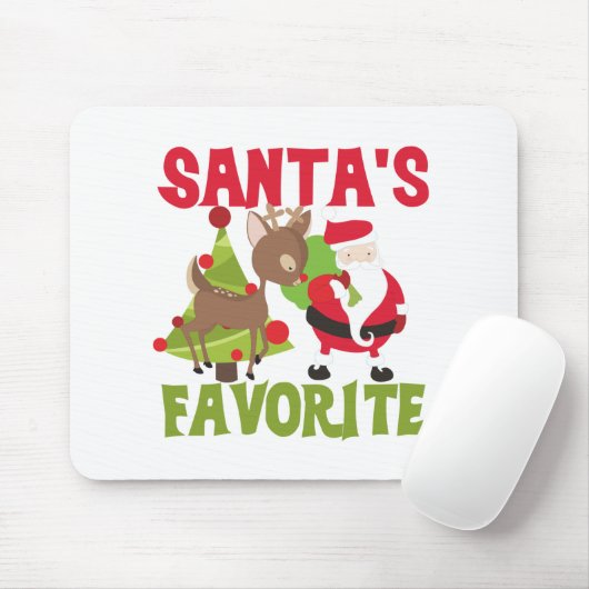 Favoriete kerstman muismat (Met muis)