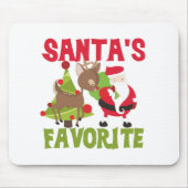 Favoriete kerstman muismat (Voorkant)