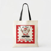 Favoriete kerstman - Personaliseer je Tote Bag (Voorkant)