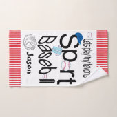 Favoriete keuken in de badkamer Baseball Bad Handdoek (Handdoek)