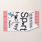 Favoriete keukendiaset voor sport Hockey Bad Handdoek (Handdoek)