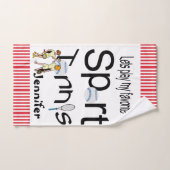 Favoriete keukenetennis voor sportkleding bad handdoek (Handdoek)