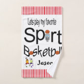 Favoriete keukenkeukens Basketball Bad Handdoek (Handdoek)
