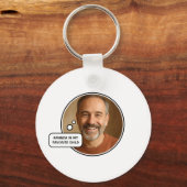 Favoriete kind Funny Dad Vaderdag Sleutelhanger (Achterkant)