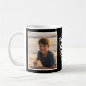 Favoriete kind gaf me dit 2 foto borstel script  koffiemok (Links)