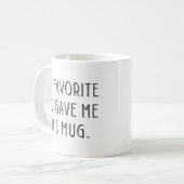 Favoriete Kind Koffiemok (Voorkant links)