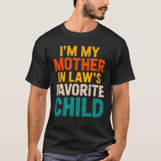 Favoriete kind van schoonmoeder voor zoon T-shirt