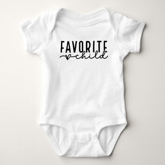 Favoriete kinderoutfit romper (Voorkant)