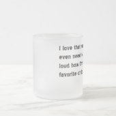 Favoriete kindkikker! matglas koffiemok (Center)