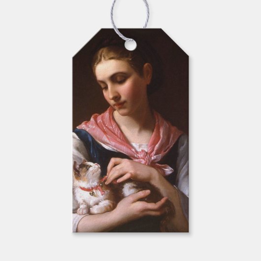 Favoriete Kitten (door Émile Munier) Cadeaulabel (Voorkant)