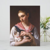 Favoriete Kitten (door Émile Munier) Kaart (Staand voorkant)