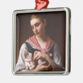 Favoriete Kitten (door Émile Munier) Metalen Ornament (Links)