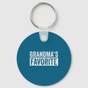 Favoriete kleinzoon van oma Funny Granhild kleindo Sleutelhanger