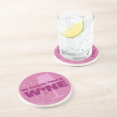 Favoriete kleur is het Onderzetter van wijn (Zijkant)