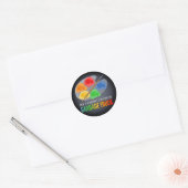 Favoriete kleur is vuilniswagen Sticker (Envelop)