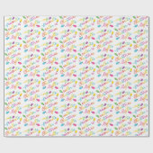 Favoriete kleur Kerstverlichting © GraphicLoveShop Cadeaupapier (Vlak)