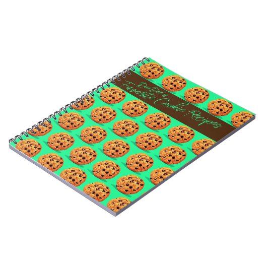 Favoriete koekje ontvangt Gepersonaliseerd Notitie Notitieboek (Linkerzijde)