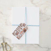 Favoriete koffie cadeaulabel (Met Touw)