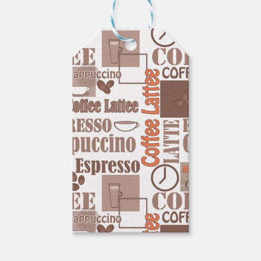 Favoriete koffie cadeaulabel (Voorkant)