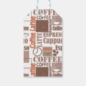 Favoriete koffie cadeaulabel (Achterkant)