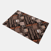 Favoriete koffie deurmat (Schuin)