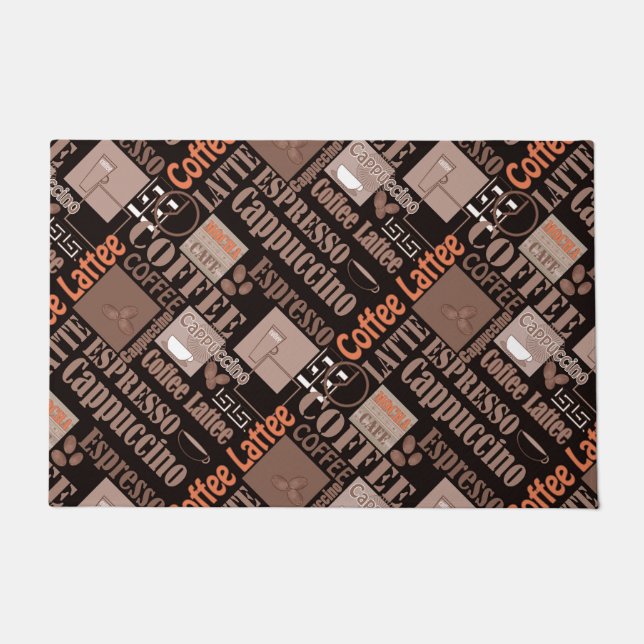 Favoriete koffie deurmat (Voorkant)