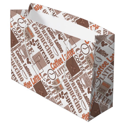 Favoriete koffie large cadeautasje (Achterkant Gekanteld)