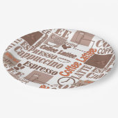 Favoriete koffie papieren bordje (Gekanteld)