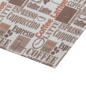 Favoriete koffie snijplank (Hoek)