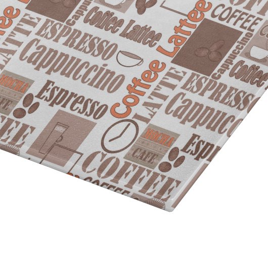 Favoriete koffie snijplank (Hoek)