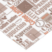 Favoriete koffie tafelkleed (Gekanteld)