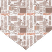 Favoriete koffie tafelkleed (Gekanteld)