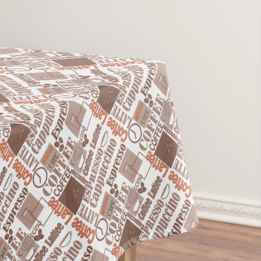 Favoriete koffie tafelkleed (Voorbeeld)