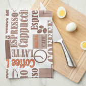 Favoriete koffie theedoek (Quarter Fold)