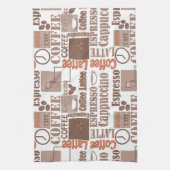 Favoriete koffie theedoek (Verticaal)