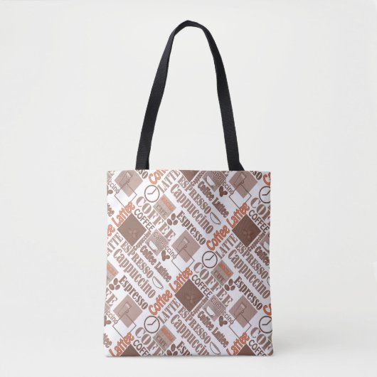 Favoriete koffie tote bag (Voorkant)