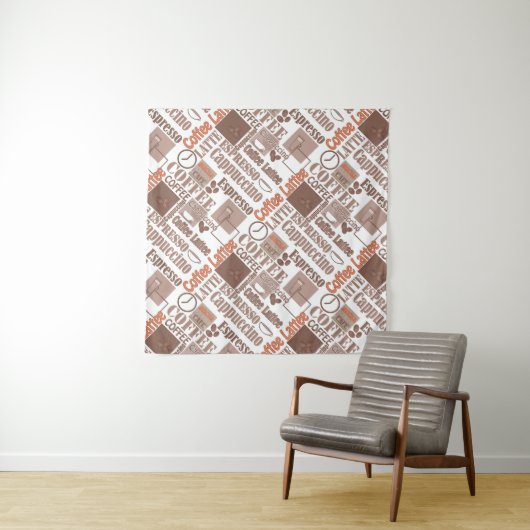 Favoriete koffie wandkleed (In situ)