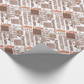 Favoriete koffieverpakkingspapier cadeaupapier (Hoek)