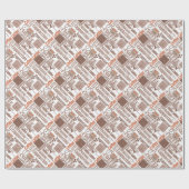 Favoriete koffieverpakkingspapier cadeaupapier (Vlak)