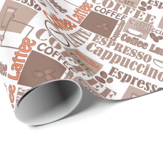 Favoriete koffieverpakkingspapier cadeaupapier (Rol Hoek)