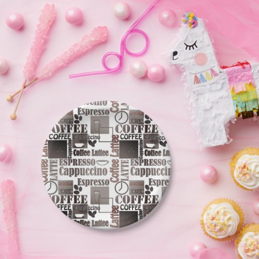 Favoriete koffiezetklooierpapier bord (Feest)