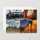 Favoriete landmerken briefkaart (Voorkant / Achterkant)