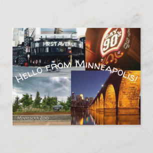 Favoriete landmerken briefkaart