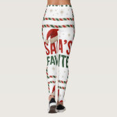 Favoriete Leggings van de Kerstman (Achterkant)