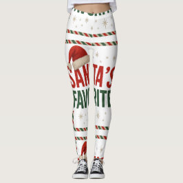 Favoriete Leggings van de Kerstman